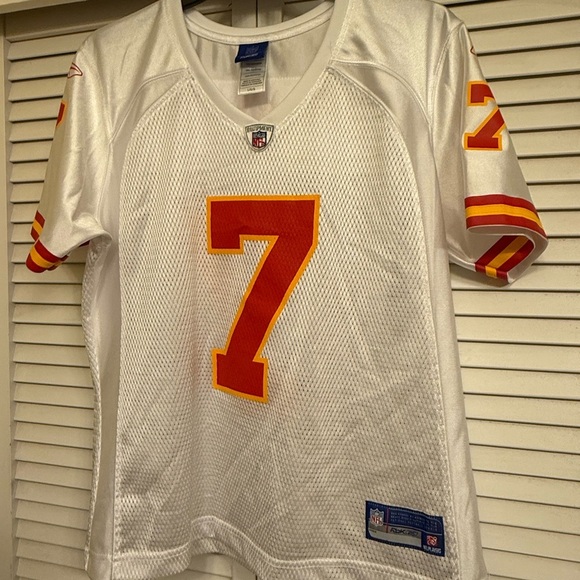 Kansas City Chiefs Candelaria #7 White and Red Women’s Sz L Jersey - Picture 3 of 11